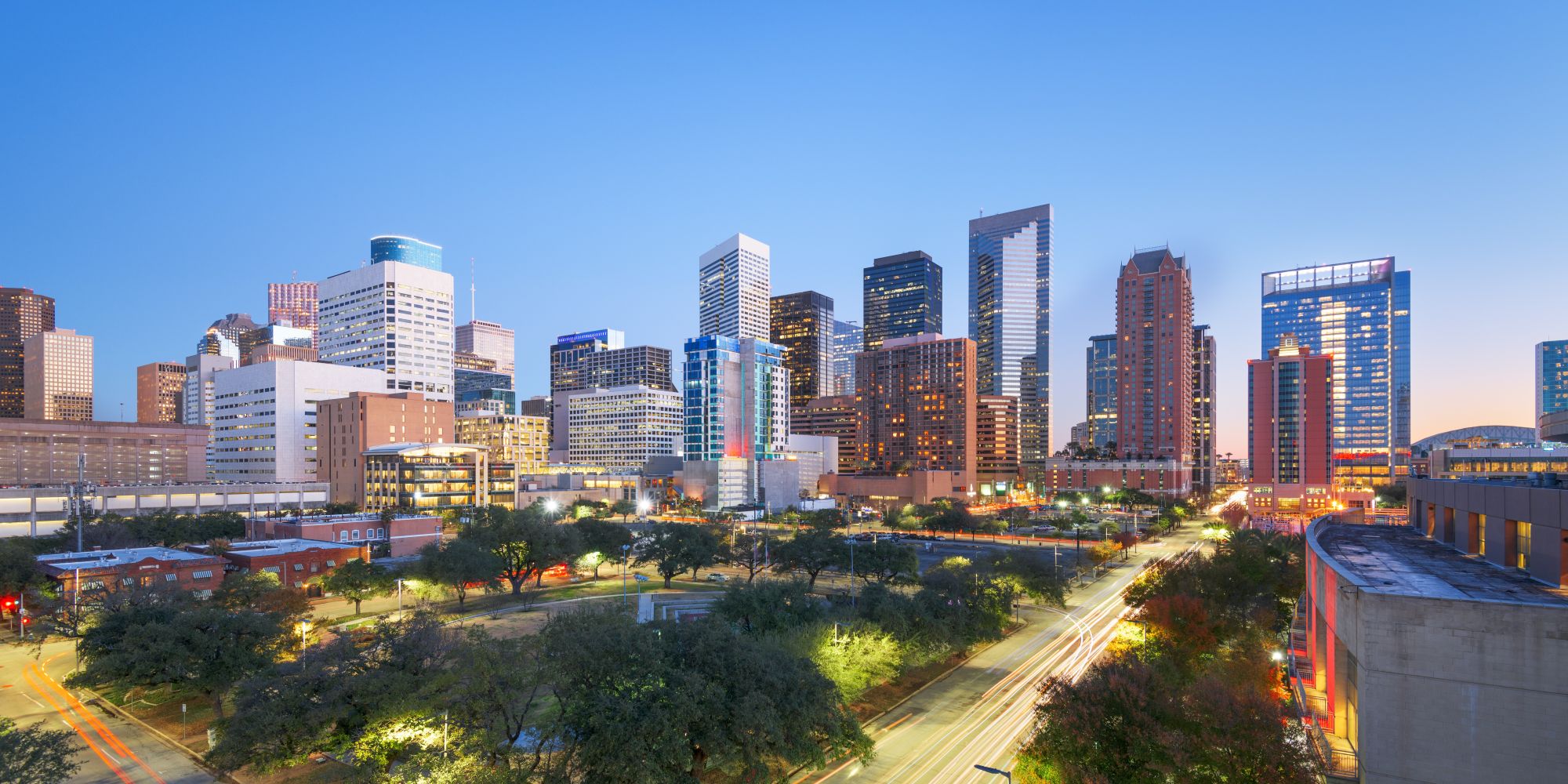 Houston, Texas Skyline Ford AV - Houston Office location