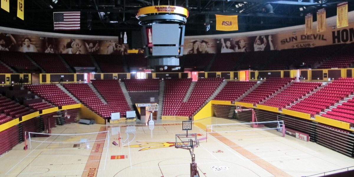 ASU Wells Fargo Arena large event space av upgrade Ford AV