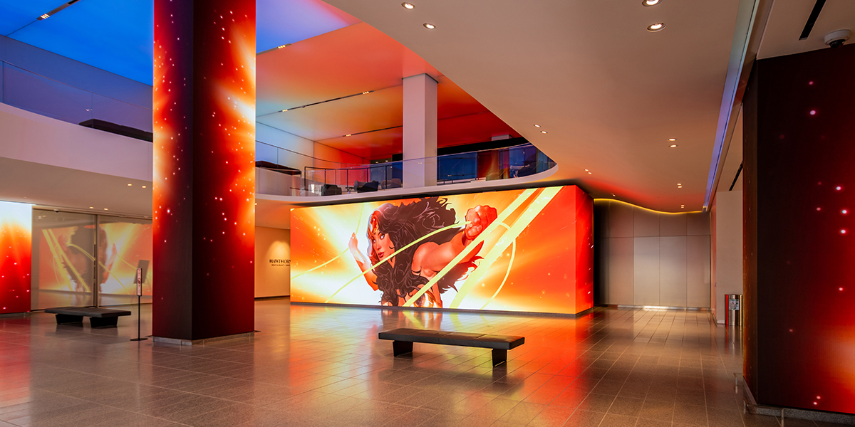 Digital Signage in Corporate Lobby Space