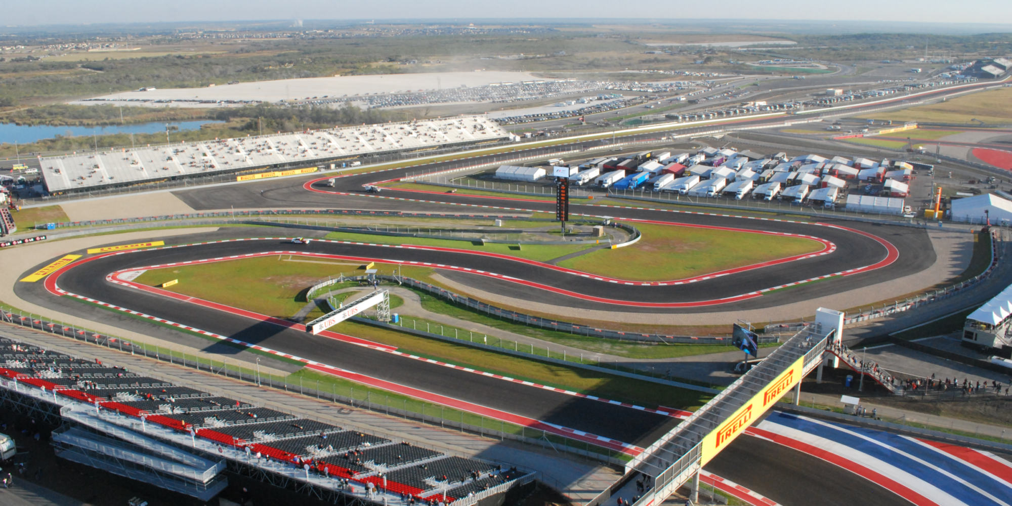 COTA racetrack AV installation showcasing advanced audiovisual technology by Ford AV