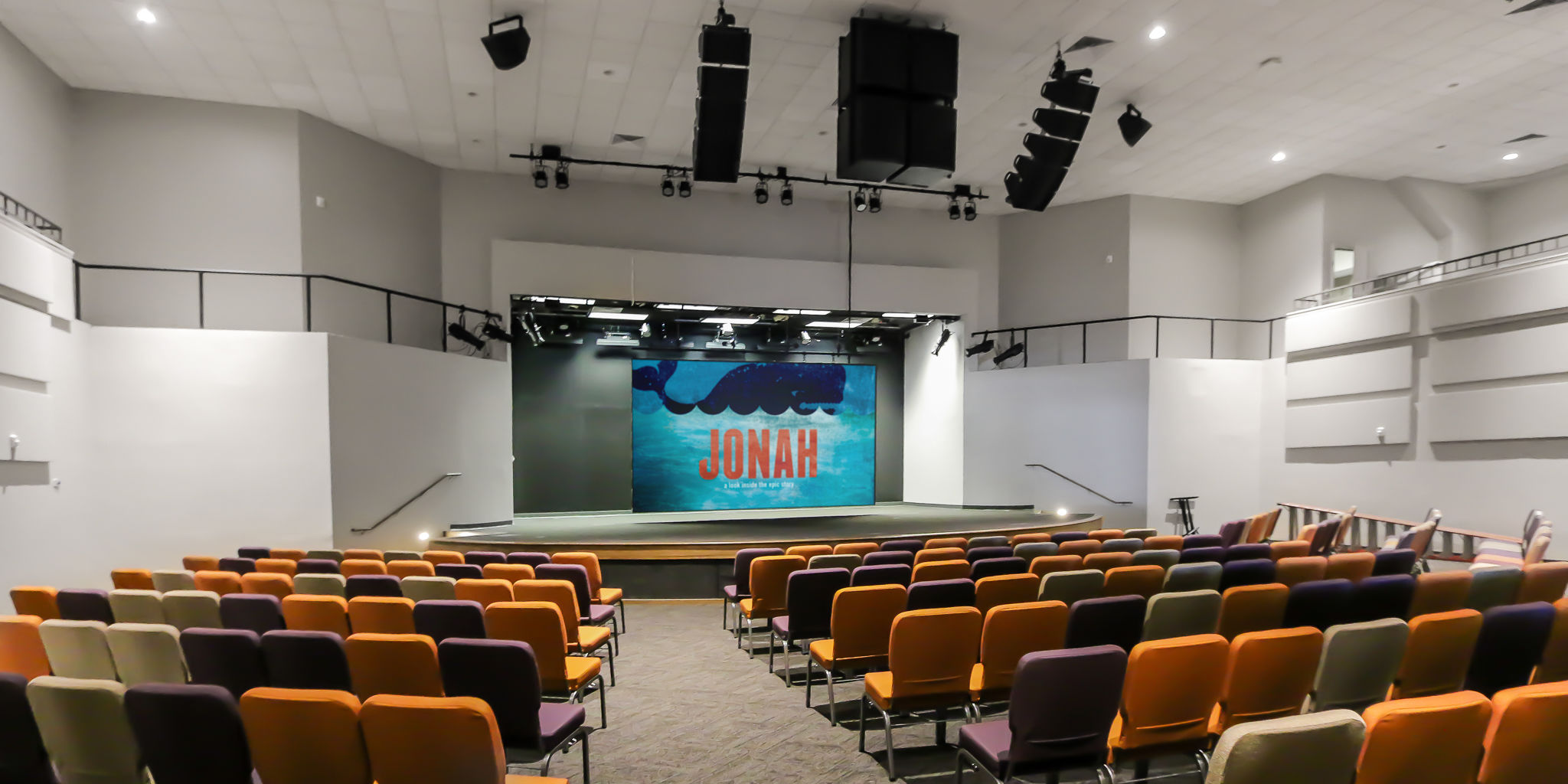professional speaker placement and acoustic modeling Chase Oak Church Integrated by FOrd AV