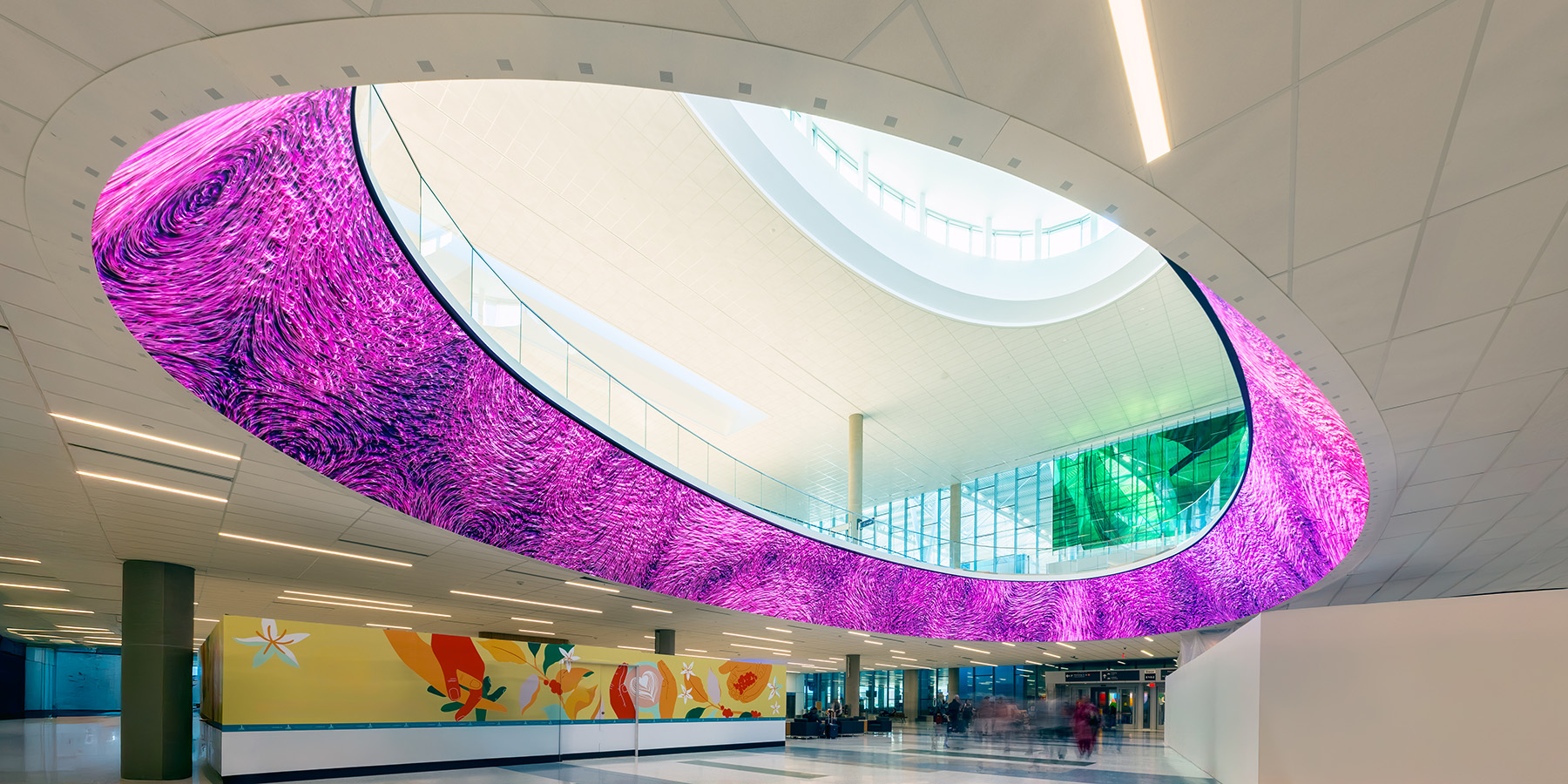 Oculus Interactive Airport Display by Ford AV