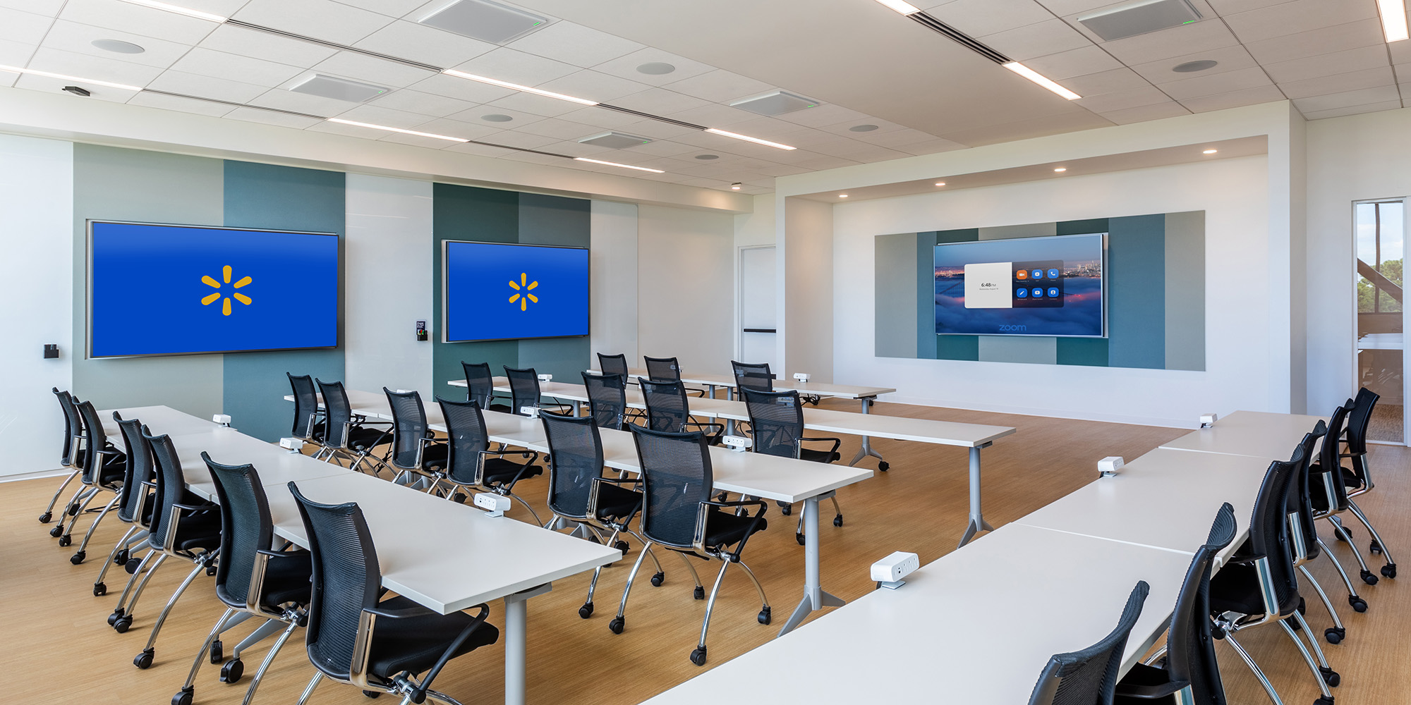 Walmart Training Center digital signage for business